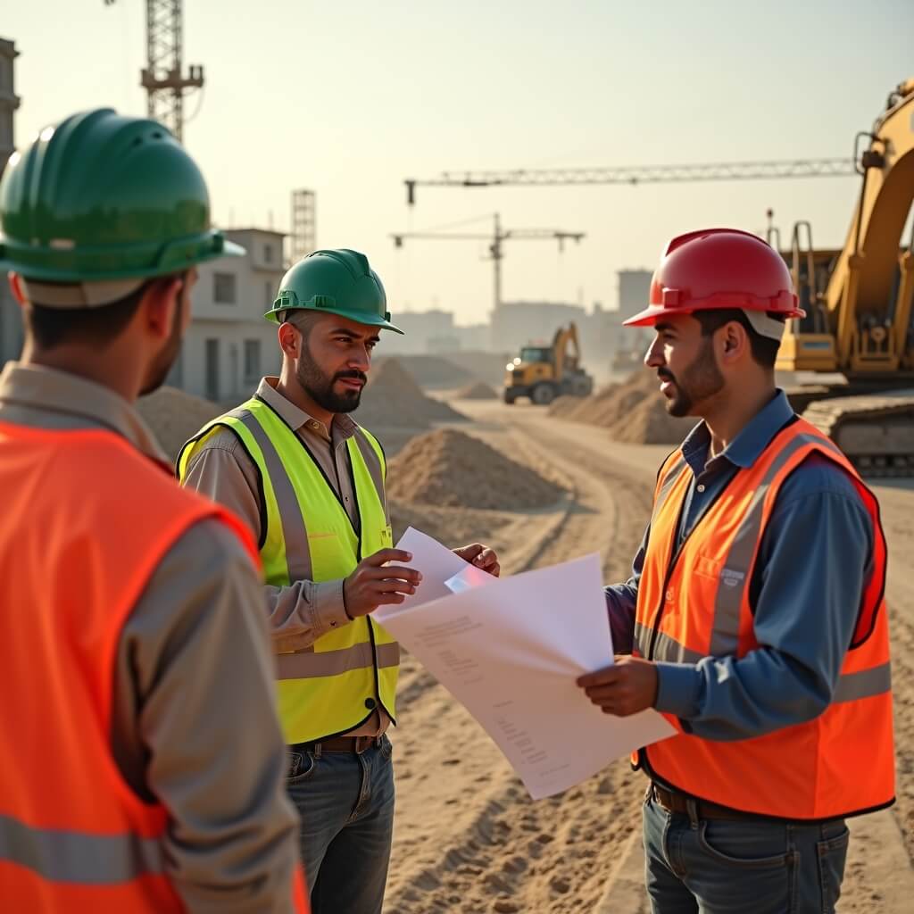 موقع البناء